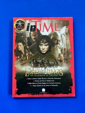 Lord of the Rings Fellowship of the Ring TIME Special 2002 Movie Magazine Bookle